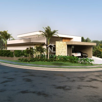Foto 2: Casa Térrea de Esquina no Condomínio Cambarah | 245m² - 3 Suítes, Área Gourmet e Quintal Amplo