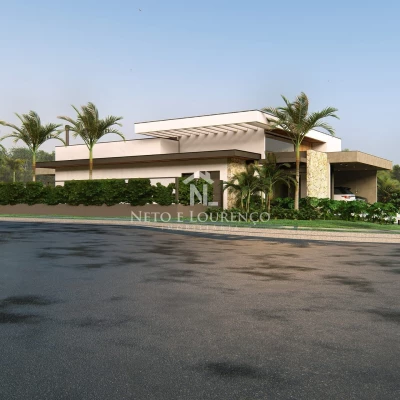 Foto 3: Casa Térrea de Esquina no Condomínio Cambarah | 245m² - 3 Suítes, Área Gourmet e Quintal Amplo