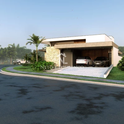Foto 5: Casa Térrea de Esquina no Condomínio Cambarah | 245m² - 3 Suítes, Área Gourmet e Quintal Amplo