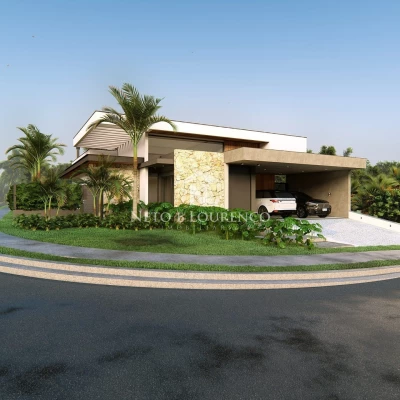 Foto 7: Casa Térrea de Esquina no Condomínio Cambarah | 245m² - 3 Suítes, Área Gourmet e Quintal Amplo