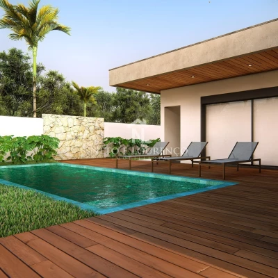 Foto 8: Casa Térrea de Esquina no Condomínio Cambarah | 245m² - 3 Suítes, Área Gourmet e Quintal Amplo