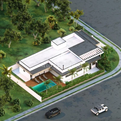 Foto 9: Casa Térrea de Esquina no Condomínio Cambarah | 245m² - 3 Suítes, Área Gourmet e Quintal Amplo