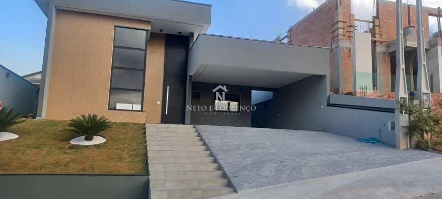 Foto 1: Casa Térrea de Alto Padrão no Condomínio Cambarah | 230m² Construídos - 3 Dormitórios, Suíte com Cl