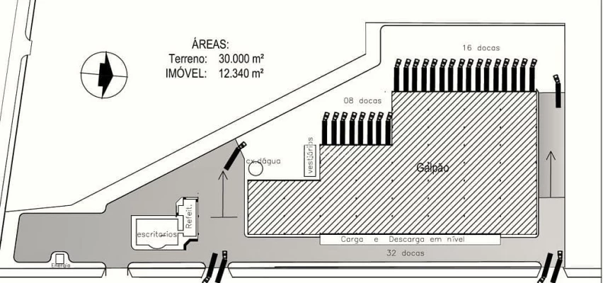 Foto 2: Galpão Industrial ou Logístico, novo, 30.000m2, bairro Pinhal, Cabreúva-SP