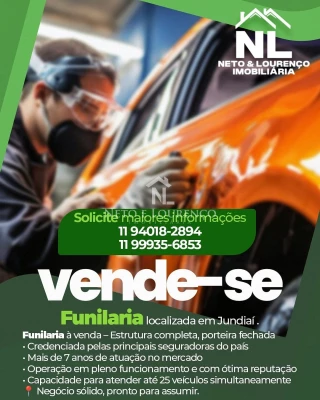 Foto 3: Oficina de Funilaria e Pintura à Venda – Vila Rami, Jundiaí (SP)
